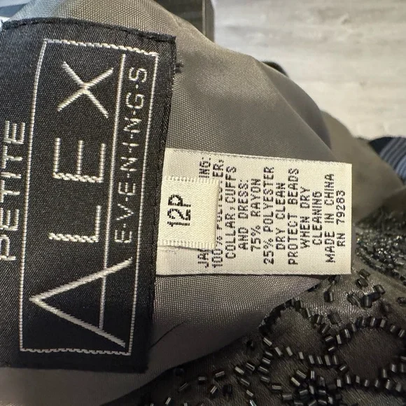 Alex Evenings Silver Beaded Top Vintage In great condition - Picture 3 of 7